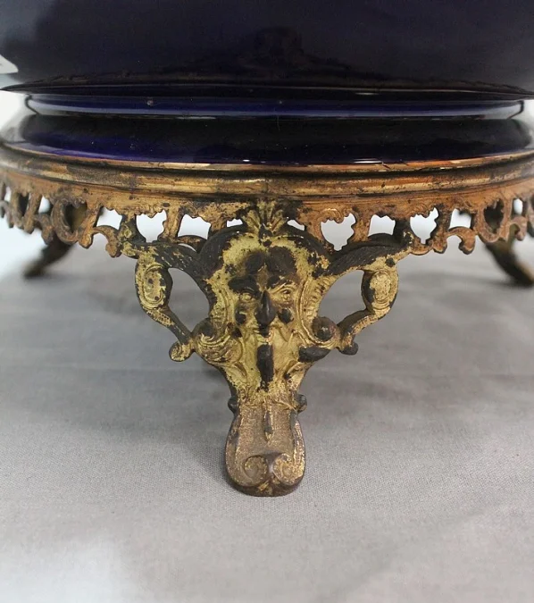 Coupe en Porcelaine Bleue de Lunéville, Napoléon III – 2ème partie du XIXe