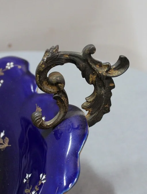 Coupe en Porcelaine Bleue de Lunéville, Napoléon III – 2ème partie du XIXe