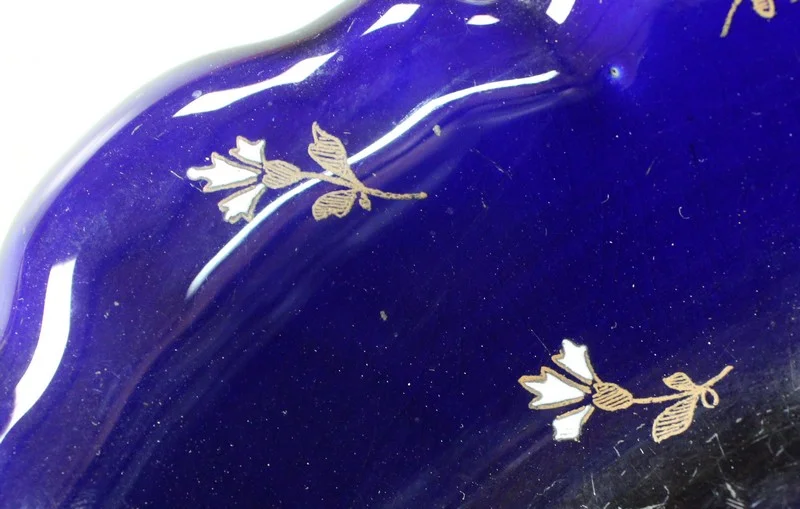 Coupe en Porcelaine Bleue de Lunéville, Napoléon III – 2ème partie du XIXe