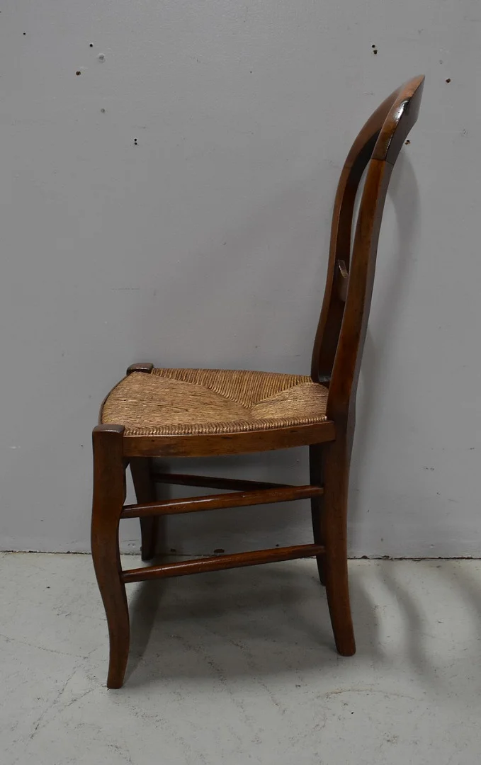 Chaise Enfant Paillée en Merisier, époque Louis Philippe – 2ème partie du XIXe