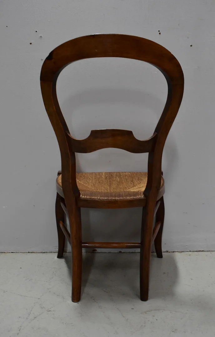Chaise Enfant Paillée en Merisier, époque Louis Philippe – 2ème partie du XIXe