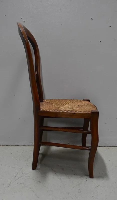 Chaise Enfant Paillée en Merisier, époque Louis Philippe – 2ème partie du XIXe