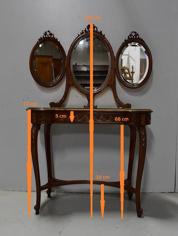 KIDNEY SHAPED DRESSSING TABLE