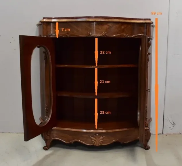 NAPOLEON III PERIOD DISPLAY CABINET