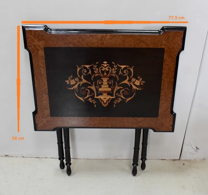 NAPOLEON III PERIODE VOUWTAFEL