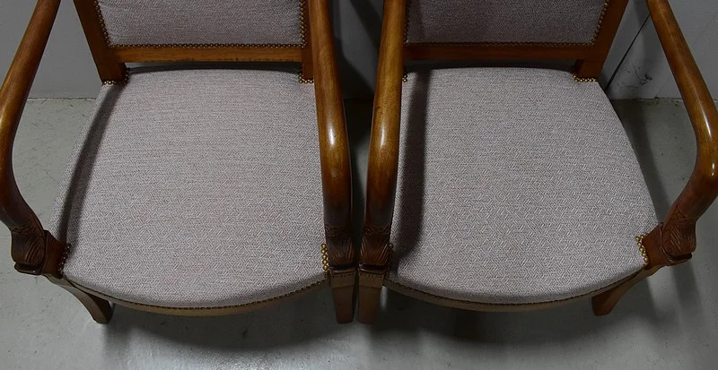PAAR FRANSE STIJLSTOELEN VAN HET KEIZERLAND