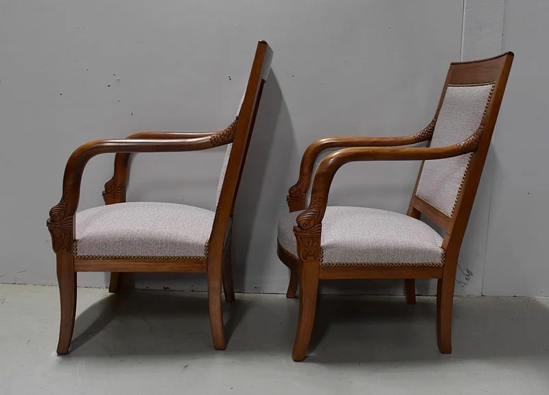 PAAR FRANSE STIJLSTOELEN VAN HET KEIZERLAND