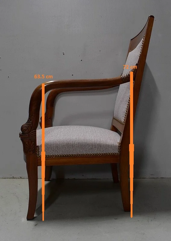 PAAR FRANSE STIJLSTOELEN VAN HET KEIZERLAND