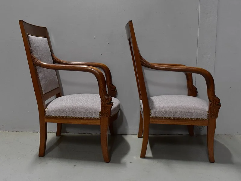 PAAR FRANSE STIJLSTOELEN VAN HET KEIZERLAND