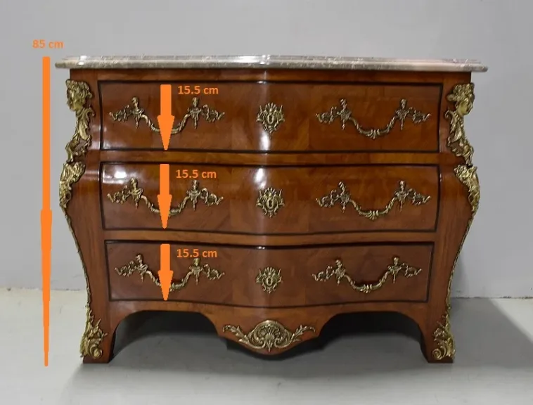 FRENCH REGENCY STYLE CHEST OF DRAWERS
