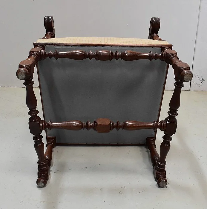 PAIR OF LOUIS XIII STYLE ARMCHAIRS