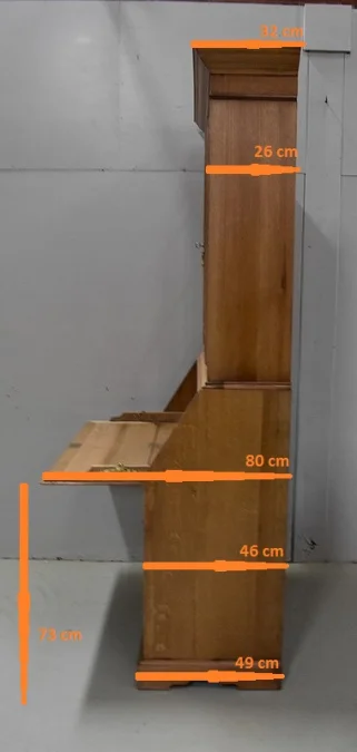 ENGLISH BUREAU BOOKCASE