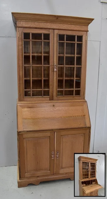 ENGLISH BUREAU BOOKCASE
