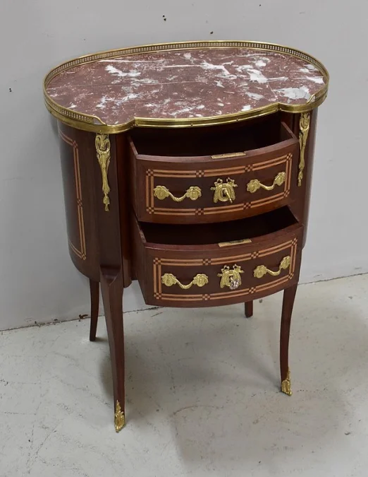 FRENCH TRANSITION STYLE CHEST OF DRAWERS