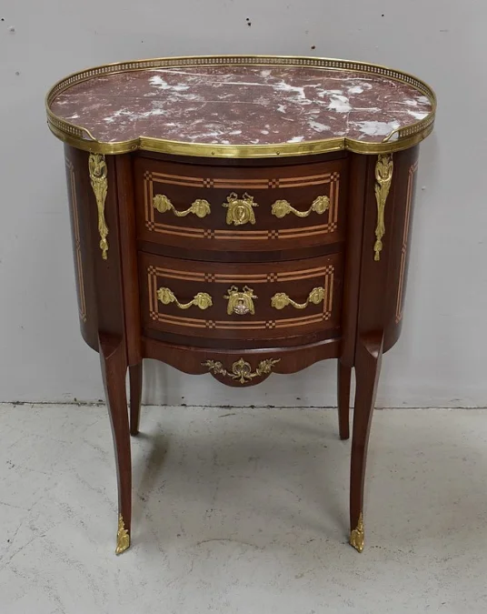 FRENCH TRANSITION STYLE CHEST OF DRAWERS