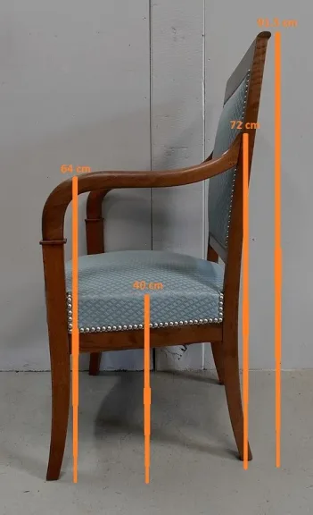 PAAR FRANZÖSISCHER DIRECTOIRE STYLE ARMCHAIRS