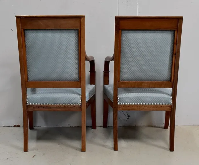 PAAR FRANZÖSISCHER DIRECTOIRE STYLE ARMCHAIRS