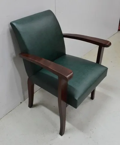 PAIR OF BRIDGE ARMCHAIRS