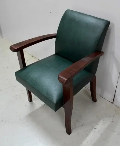 PAIR OF BRIDGE ARMCHAIRS
