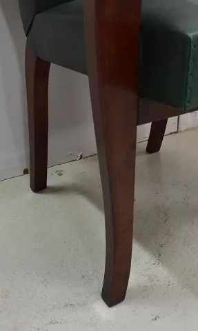 PAIR OF BRIDGE ARMCHAIRS