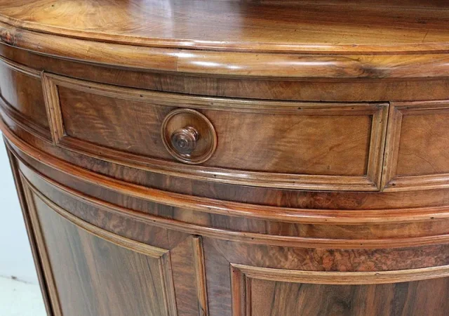 Rare Paire d’Encoignures en Noyer – Fin XIXe