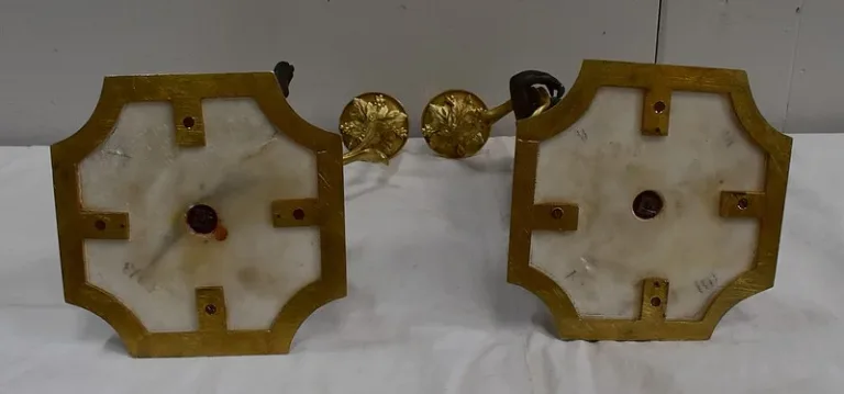 PAAR BRONZE CANDELABRA