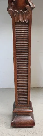 Grande Console en Acajou massif et dessus Marbre, style Louis XVI – Fin XIXe