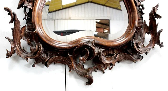 LOUIS XV ROCAILLE STYLE MIRROR
