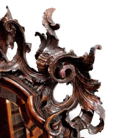 LOUIS XV ROCAILLE STYLE MIRROR