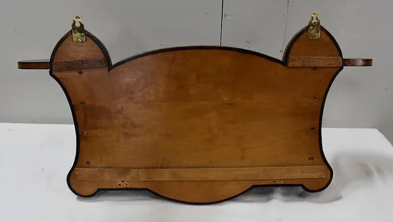 Étagère d’Applique en Bois Noirci, goût Art Nouveau – 1900