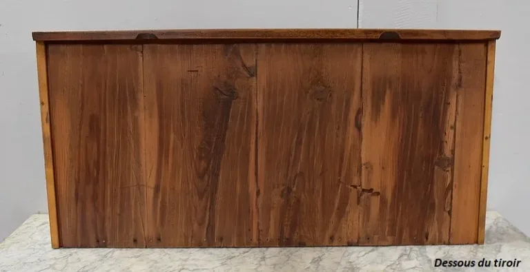Console de Propriété, en Noyer massif, époque Restauration – Début XIXe