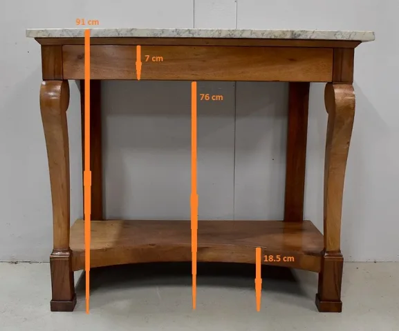 FRENCH RESTAURATION PERIOD CONSOLE TABLE