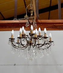 Lustre en Cristal – Milieu XXe