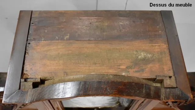 Rare Buffet Deux Corps Régional, en Merisier – 1ère partie XIXe