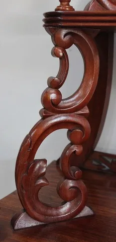 Console Desserte en Acajou, époque Napoléon III – 1850
