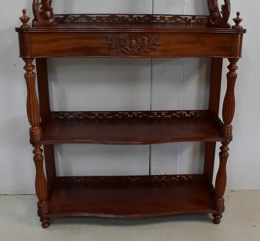 Console Desserte en Acajou, époque Napoléon III – 1850