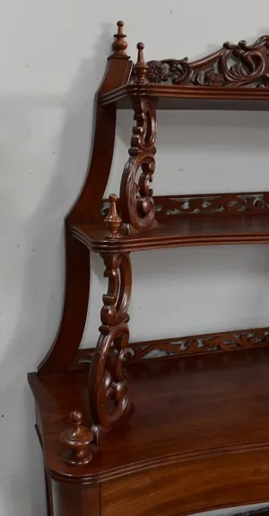Console Desserte en Acajou, époque Napoléon III – 1850