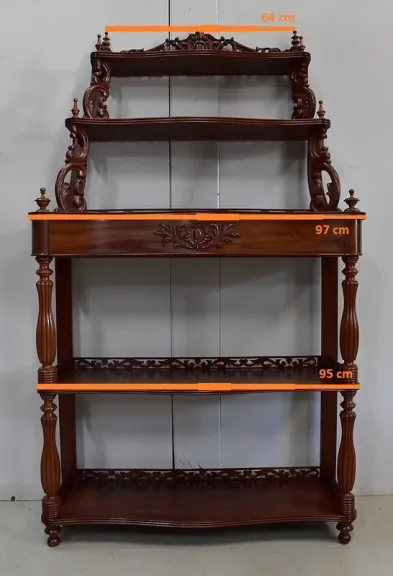 Console Desserte en Acajou, époque Napoléon III – 1850