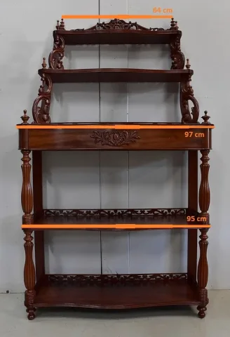 Console Desserte en Acajou, époque Napoléon III – 1850