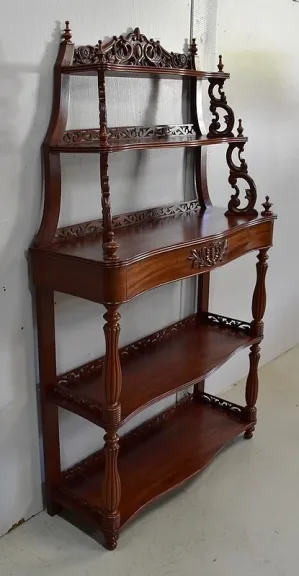 Console Desserte en Acajou, époque Napoléon III – 1850