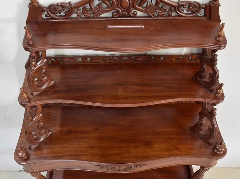 Console Desserte en Acajou, époque Napoléon III – 1850