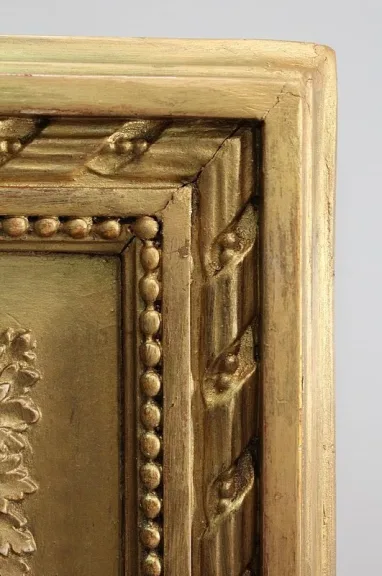 Ensemble Miroir Trumeau et Console Demi-Lune, en Bois Doré – Fin XIXe