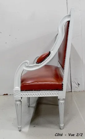 Petite Banquette d’Enfant en Hêtre, style Louis XVI – Début XXe