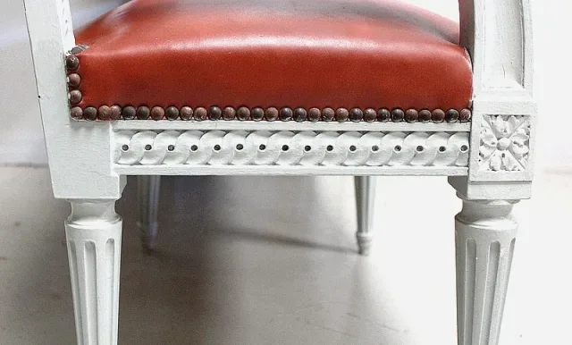 Petite Banquette d’Enfant en Hêtre, style Louis XVI – Début XXe