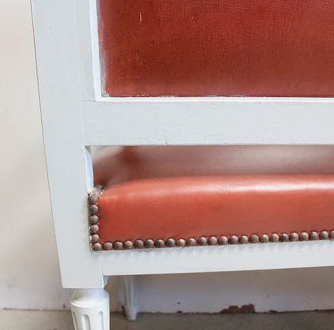 Petite Banquette d’Enfant en Hêtre, style Louis XVI – Début XXe
