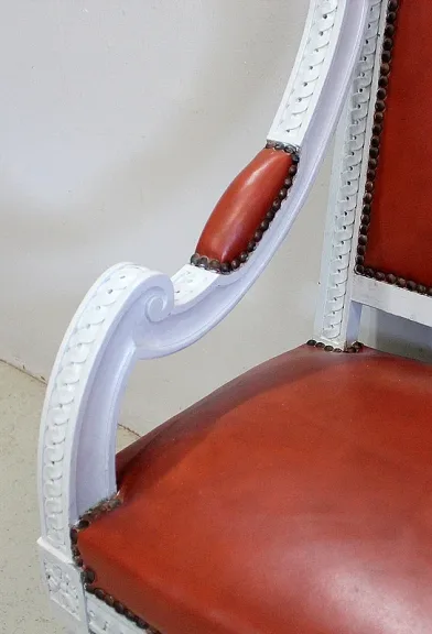 Petite Banquette d’Enfant en Hêtre, style Louis XVI – Début XXe