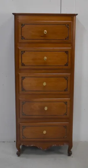 Chiffonnier en Acajou, Transition Louis XV / Louis XVI – XVIIIe