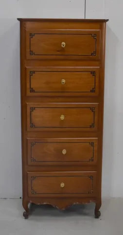 Chiffonnier en Acajou, Transition Louis XV / Louis XVI – XVIIIe