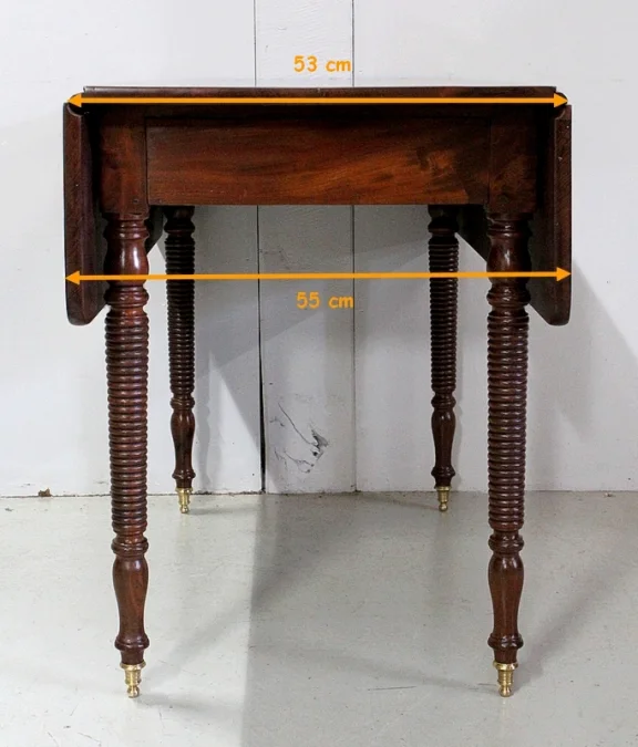 LOUIS PHILIPPE PERIOD DROP LEAF TABLE