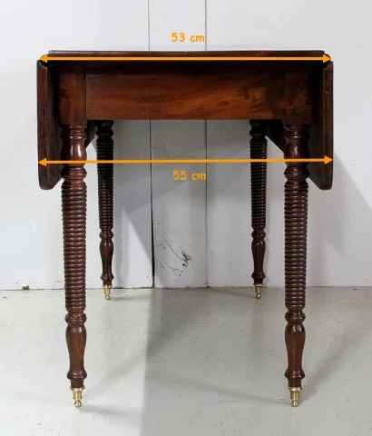 MESA DE HOJAS GOTA DE PERIODO DE LOUIS PHILIPPE